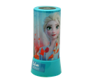 Veilleuse Projecteur Disney La Reine Des Neiges - Anna Et Elsa - Bleue - 19 Cm