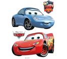 Stickers Géant Cars Flash Mcqueen Et Sally