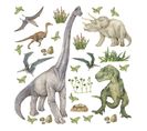Stickers Dinosaures - 1 Planche 30x30cm