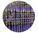 Rideau De Porte En Perles Violettes Fréjus 100x230 Cm