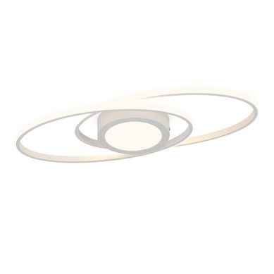 Plafonnier LED 48w Dimmable Métal Blanc Avec Télécommande 3000k-6500k Moderne