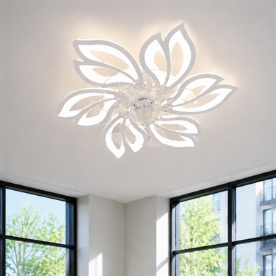 Ventilateur De Plafond Avec éclairage Télécommande Lampe De Plafond LED Fonction De Timer Ventilateur De Plafond Avec éclairage Télécommande Lampe De Plafond LED Fonction De Timer