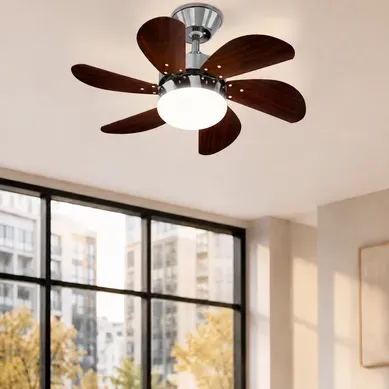 Ventilateur De Plafond Avec éclairage Télécommande Silencieux Avec Minuterie 6 Pales Ventilateur De Plafond Avec éclairage Télécommande Silencieux Avec Minuterie 6 Pales