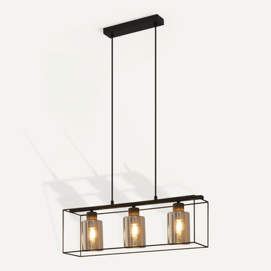 Lampe Suspendue Vintage à 3 Flammes En Verre E27 Pour Salle à Manger Et Cuisine Lampe Suspendue Vintage à 3 Flammes En Verre E27 Pour Salle à Manger Et Cuisine