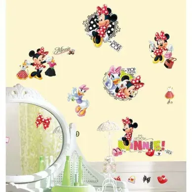 Stickers Repositionnables Minnie Fait Du Shopping, Disney - Disney Minnie Aime Le Shopping Stickers Repositionnables Minnie Fait Du Shopping, Disney - Disney Minnie Aime Le Shopping