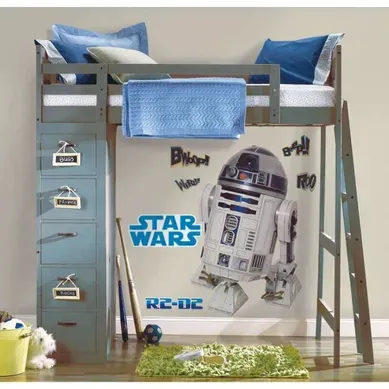Stickers Repositionnables Géants R2-d2, Star Wars 91x59 - Star Wars R2-d2 Stickers Repositionnables Géants R2-d2, Star Wars 91x59 - Star Wars R2-d2