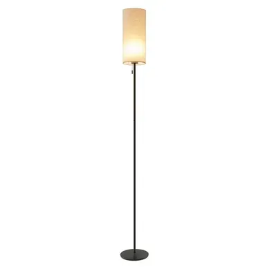 Lampadaire LED à Intensité Variable Rétro Abat-jour En Tissu Pour Salon Avec Interrupteur à Tirette Lampadaire LED à Intensité Variable Rétro Abat-jour En Tissu Pour Salon Avec Interrupteur à Tirette