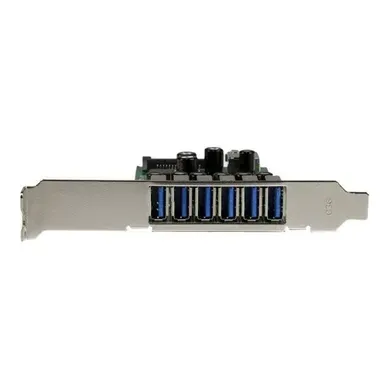 Startech.com Carte Contrôleur PCi Express A 7 Ports Usb 3.0 - 6 Externes 1 Interne - Alimentation S Startech.com Carte Contrôleur PCi Express A 7 Ports Usb 3.0 - 6 Externes 1 Interne - Alimentation S