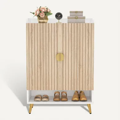 Meuble De Rangement à Chaussures à 7 Niveaux Avec Étagères Réglables Meuble De Rangement à Chaussures à 7 Niveaux Avec Étagères Réglables