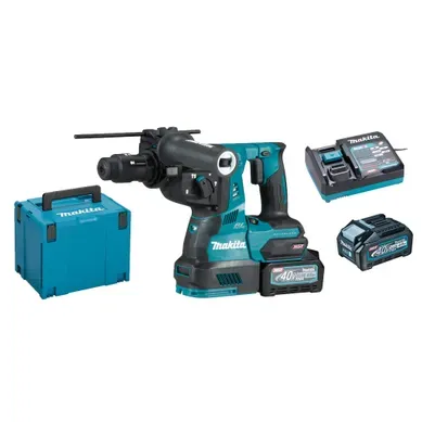 Perforateur Sds Plus 40v + 2 Batteries Xgt 4ah + Chargeur + Coffret Makpac - Makita - Hr004gm201 Perforateur Sds Plus 40v + 2 Batteries Xgt 4ah + Chargeur + Coffret Makpac - Makita - Hr004gm201