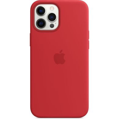 Coque En Silicone iPhone 12 Pro Max Avec Magsafe - (product)red Coque En Silicone iPhone 12 Pro Max Avec Magsafe - (product)red