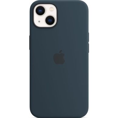 Coque Silicone Pour iPhone 13 Avec Magsafe - Abyss Blue Coque Silicone Pour iPhone 13 Avec Magsafe - Abyss Blue