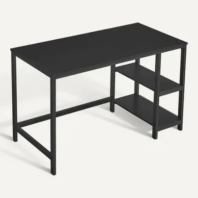 Bureau pour Ordinateur, Table Informatique, Style Moderne, 120 x 60 x 76 cm, Noir Boisé Bureau pour Ordinateur, Table Informatique, Style Moderne, 120 x 60 x 76 cm, Noir Boisé