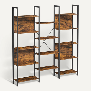 étagère De Rangement, 14 Compartiments, Style Industriel, 158 X 24 X 166 Cm étagère De Rangement, 14 Compartiments, Style Industriel, 158 X 24 X 166 Cm