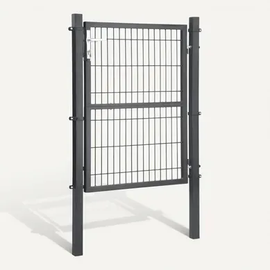 Portillon En Fer Galvanisé, Portail De Clôture , Robuste Et Durable, 106x171cm Portillon En Fer Galvanisé, Portail De Clôture , Robuste Et Durable, 106x171cm
