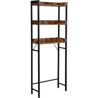 étagère De Toilettes, étagère Wc, à 3 Niveaux, Style Industriel, 63 X 25 X 165 Cm étagère De Toilettes, étagère Wc, à 3 Niveaux, Style Industriel, 63 X 25 X 165 Cm