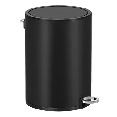Poubelle 3l, Petit, Avec Couvercle, Fermeture En Douceur, Seau Intérieur Amovible En Plastique, Noir Poubelle 3l, Petit, Avec Couvercle, Fermeture En Douceur, Seau Intérieur Amovible En Plastique, Noir