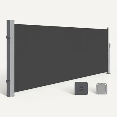 Store Latéral Avec Caisson En Acier, Antirouille, Rétractable, 140 X 300 Cm, Gris Anthracite Store Latéral Avec Caisson En Acier, Antirouille, Rétractable, 140 X 300 Cm, Gris Anthracite