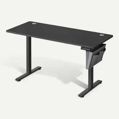 Bureau électrique Assis-debout, Bureau Réglable En Hauteur, 60 X 140 X (72-120) Cm, Noir D'encre