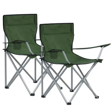 Chaise Pliante Camping, Lot De 2, Chaise De Pêche Extérieur, Avec Accoudoir, Porte-gobelet Chaise Pliante Camping, Lot De 2, Chaise De Pêche Extérieur, Avec Accoudoir, Porte-gobelet