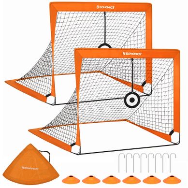 Cage De Football Pour Enfant, Lot De 2, Filet De Football Portable Et Pliable Cage De Football Pour Enfant, Lot De 2, Filet De Football Portable Et Pliable