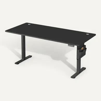 Bureau électrique Réglable En Hauteur, 180 X 80 Cm,pour Télétravail, Noir D'encre Bureau électrique Réglable En Hauteur, 180 X 80 Cm,pour Télétravail, Noir D'encre