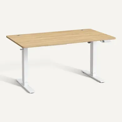 Bureau Assis-debout, Réglable En Hauteur, 140 X 80 Cm, Avec Port USB-c, Couleur Chêne Bureau Assis-debout, Réglable En Hauteur, 140 X 80 Cm, Avec Port USB-c, Couleur Chêne