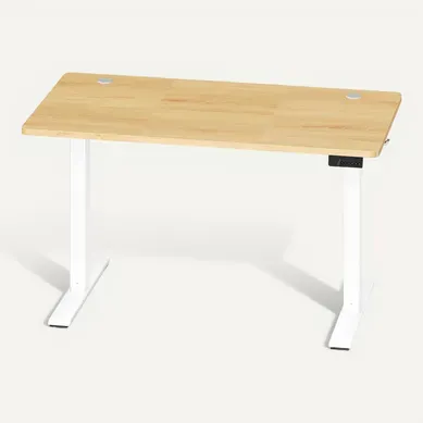 Bureau Assis-debout Réglable En Hauteur, Avec Fonction Mémoire, 120 X 60 Cm, Couelur Chêne Bureau Assis-debout Réglable En Hauteur, Avec Fonction Mémoire, 120 X 60 Cm, Couelur Chêne