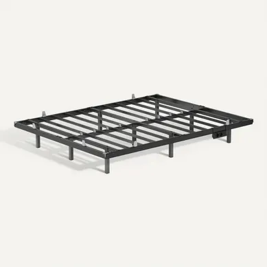 Lit Flottant 140 X 190 Cm Avec LED, Ports USB Et Prises Ca, Pour Chambre, Capacité 500 Kg, Noir