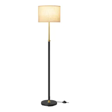 Lampadaire Réglable En Hauteur, 140–170 Cm, Avec Interrupteur Au Pied, Douille E27, Noir Lampadaire Réglable En Hauteur, 140–170 Cm, Avec Interrupteur Au Pied, Douille E27, Noir