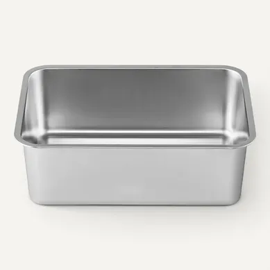 Bac à Litière Pour Chats En Acier Inoxydable, Ouvert, Pour Petits Chats, 45 X 35 X 15 Cm, Argent Bac à Litière Pour Chats En Acier Inoxydable, Ouvert, Pour Petits Chats, 45 X 35 X 15 Cm, Argent