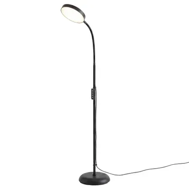 Lampe De Lecture Avec Télécommande, Hauteur Réglable Avec Col De Cygne, Fonction Minuteur,noir