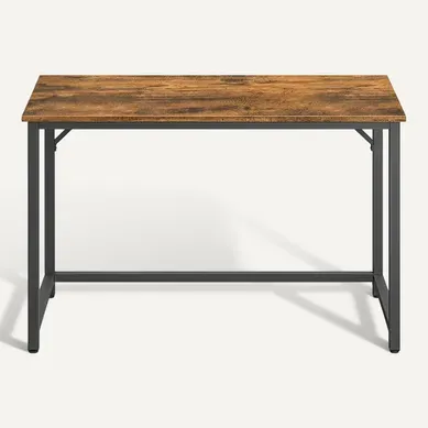 Bureau d’Ordinateur, 100 x 50 x 76 cm, pour Chambre à Coucher, Salon, Marron et Noir Bureau d’Ordinateur, 100 x 50 x 76 cm, pour Chambre à Coucher, Salon, Marron et Noir
