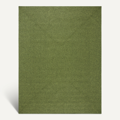 Tapis Braided 183 X 244 Cm Contemporain Mirabel Vert