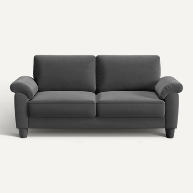 Neche Canapé 2 Places En Velours,avec Poche De Rangement,grands Accoudoirs,178 X 75 X 87cm,gris Neche Canapé 2 Places En Velours,avec Poche De Rangement,grands Accoudoirs,178 X 75 X 87cm,gris