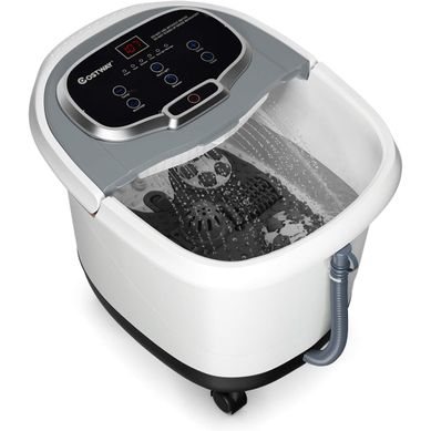 Bain De Pieds Hydromasseur Avec Chauffage Rapide, Masseur Pieds 500w 6 Rouleaux (gris) Bain De Pieds Hydromasseur Avec Chauffage Rapide, Masseur Pieds 500w 6 Rouleaux (gris)