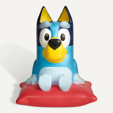 Veilleuse Et Lampe Torche Bluey - Bluey Assise Sur Un Coussin - 12 Cm