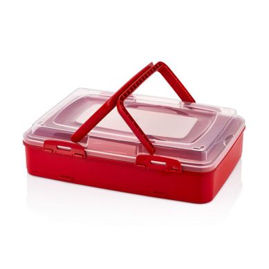 Boîte à Gâteaux à Emporter Rouge Hgl719-red Boîte à Gâteaux à Emporter Rouge Hgl719-red