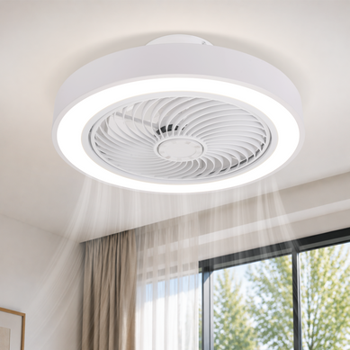 Ventilateur De Plafond Avec éclairage LED Et Télécommande Moderne 5 Pales Lumineuses Ventilateur De Plafond Avec éclairage LED Et Télécommande Moderne 5 Pales Lumineuses