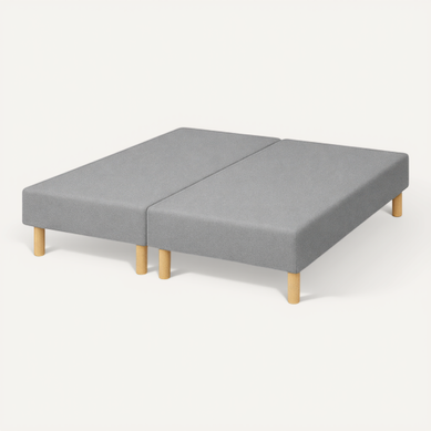 Sommier Tapissier Gris 70x190x2 (140x190) - Fabrication Française Artisanale - Pieds s - Haute Sommier Tapissier Gris 70x190x2 (140x190) - Fabrication Française Artisanale - Pieds s - Haute