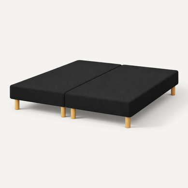 Sommier Tapissier Noir 100x200x2 (200x200) - Fabrication Française Artisanale Sommier Tapissier Noir 100x200x2 (200x200) - Fabrication Française Artisanale