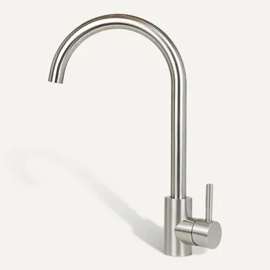 Robinet De Cuisine Robinet Haute Pression Robinet D'évier En Acier Inoxydable Pivotant À 360°
