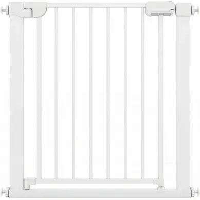 Barrière De Sécurité Enfant 75-82 Cm, Fermeture Automatique, Utilisation à Une Main (blanc) Barrière De Sécurité Enfant 75-82 Cm, Fermeture Automatique, Utilisation à Une Main (blanc)