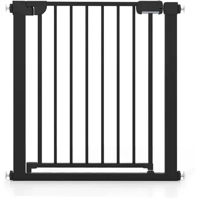 Barrière De Sécurité Enfant 75-82 Cm, Fermeture Automatique, Utilisation à Une Main (noir) Barrière De Sécurité Enfant 75-82 Cm, Fermeture Automatique, Utilisation à Une Main (noir)