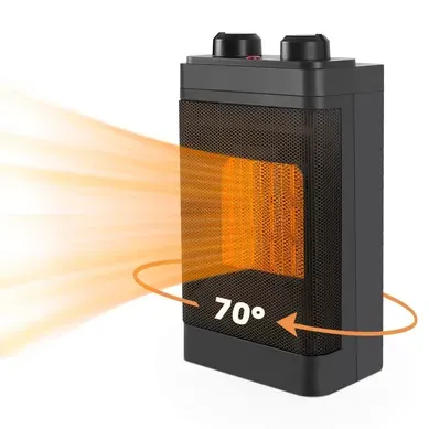 Radiateur Soufflant 1500w Oscillation à 70° Avec 3 Modes Radiateur Soufflant 1500w Oscillation à 70° Avec 3 Modes