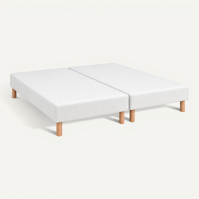 Sommier Tapissier Blanc 70x190x2 (140x190) - Fabrication Française Artisanale - Pieds s - Haut Sommier Tapissier Blanc 70x190x2 (140x190) - Fabrication Française Artisanale - Pieds s - Haut
