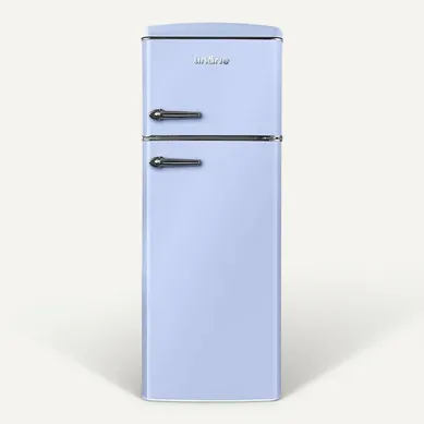 Réfrigérateur Congélateur 2 Portes Retro Arzy Ljdd206blue 206 Litres Bleu Lavande