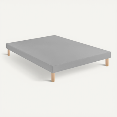Sommier Tapissier Gris 130x190 Cm Fabrication Française Artisanale Pieds s Hauteur Avec Pie Sommier Tapissier Gris 130x190 Cm Fabrication Française Artisanale Pieds s Hauteur Avec Pie