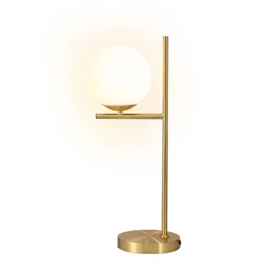 Lampe De Table Salon Moderne De Chevet - En Verre Blanc Douille E27 Industrielle