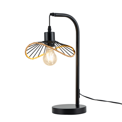 Lampe De Bureau Vintage, Lampe De Chevet, Lampe à Poser, E27 Avec Câble, Noire (sans Ampoule) Lampe De Bureau Vintage, Lampe De Chevet, Lampe à Poser, E27 Avec Câble, Noire (sans Ampoule)
